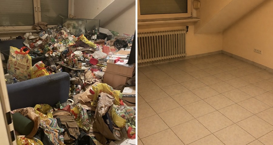 Vorher Nachher Wohnungsauflösung
